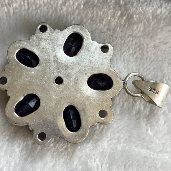 Lot of 31 Mixed Gemstone & Statement Pendants Boho Artisan Some 925 & Vintage - Picture 13 of 16